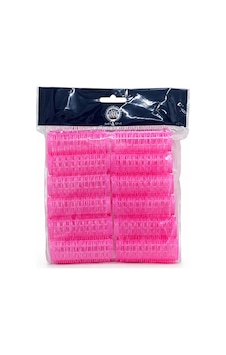 Profesyonel Cırtlı Bigudi 20 Mm 2 Cm 12'li Set - Yapışkanlı Saç Bigudisi Pembe Mini Boy Profesyonel Cırtlı Bigudi 20 Mm 2 Cm 12'li Set - Yapışkanlı Saç Bigudisi Pembe Mini Boy