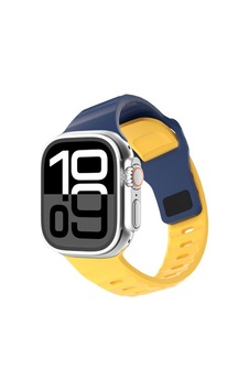 Apple Watch 10 46mm Zore Krd-160 Silikon Kordon Strap Kayış Apple Watch 10 46mm, Akıllı Saat Ve Aksesuarları Zore - Lacivert-sarı Apple Watch 10 46mm Zore Krd-160 Silikon Kordon Strap Kayış Apple Watch 10 46mm, Akıllı Saat Ve Aksesuarları Zore - Lacivert-sarı