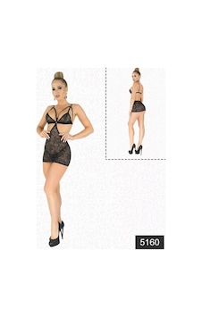 Linabloom Kadın Simli Likralı Dantel Babydoll Çok Renkli Linabloom Kadın Simli Likralı Dantel Babydoll Çok Renkli