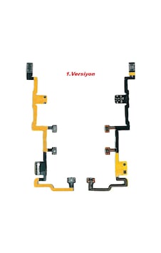 Apple iPad Uyumlu 2 A1395 A1396 A1397 On/of Flex Kablo Power Switch On / Off Volume Control Key Flex Basmalı Soketli