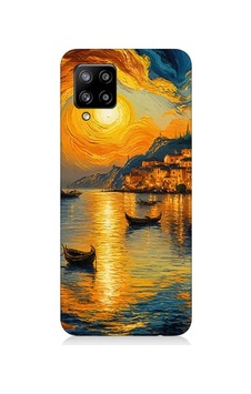 Samsung Galaxy A42 5g Uyumlu Gün Batımı Manzara Desenli Silikon Kılıf Samsung Galaxy A42 5g Uyumlu Gün Batımı Manzara Desenli Silikon Kılıf