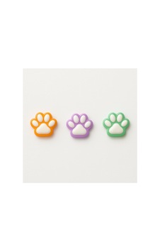 3 Adet Mini Kedi Patisi-yapışabilen Sukuşi - Squishy Pati- Muhteşem Hisli Pati -3 Cm Stres Oyuncak