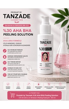 Produkt By Tanzade %30 Aha Bha Cilt Arındırıcı Ve Yenileyici Bakım Serumu 100 Ml