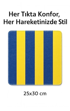 25 30cm Sarı-lacivert Çizgili Mouse Pad Kanarya Tutkunlarına Özel 25 30cm Sarı-lacivert Çizgili Mouse Pad Kanarya Tutkunlarına Özel