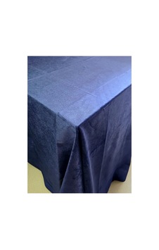 Lacivert Kadife Okey Masa Örtüsü 135x135cm