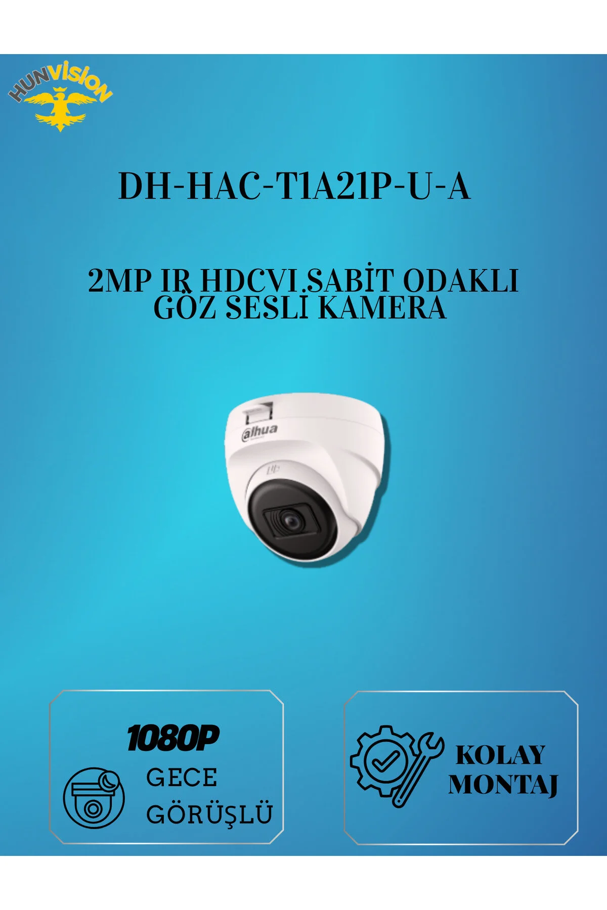 Dahua 2mp Ip Dome Sesli Kamera Dahua 2mp Ip Dome Sesli Kamera