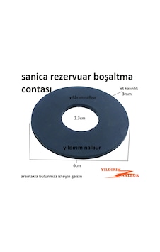 Sanica Gömme Rezervuar 6cm Göbek Contası Boşaltma Conta Sanica Gömme Rezervuar 6cm Göbek Contası Boşaltma Conta