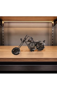 Kişiye Özel Metal Motosiklet Tasarımlı Klasik Masa Saati - Retro Motorcu Ofis Masa Üstü Saati Siyah Kişiye Özel Metal Motosiklet Tasarımlı Klasik Masa Saati - Retro Motorcu Ofis Masa Üstü Saati Siyah