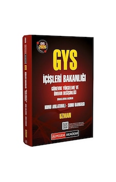 Pegem 2026 Gys İçişleri Bakanlığı Uzman Konu Anlatımlı Soru Bankası Görevde Yükselme Pegem Akademi Yayınları Pegem 2026 Gys İçişleri Bakanlığı Uzman Konu Anlatımlı Soru Bankası Görevde Yükselme Pegem Akademi Yayınları