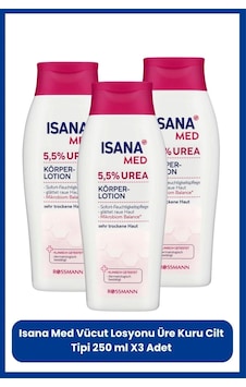 Vücut Losyonu Üre Içerikli Çok Kuru Cilt Tipi 250 Ml 3'lü Vücut Losyonu Üre Içerikli Çok Kuru Cilt Tipi 250 Ml 3'lü