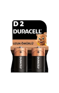Duracell Lr20 D Büyük Pil 2'li Kart- 10'li Paket