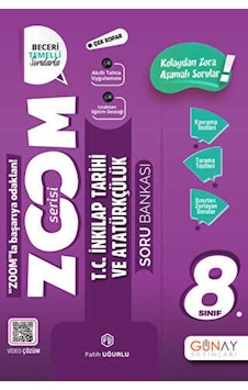 8. Sınıf Zoom Serisi T.c. İnkılap Tarihi Ve Atatürkçülük Soru Bankası / 9786258331165 8. Sınıf Zoom Serisi T.c. İnkılap Tarihi Ve Atatürkçülük Soru Bankası / 9786258331165