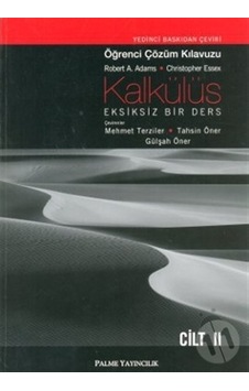 Palme Kalkülüs Eksiksiz Bir Ders Öğrenci Çözüm Klavuzu Cilt Iı Palme Kalkülüs Eksiksiz Bir Ders Öğrenci Çözüm Klavuzu Cilt Iı