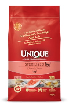 Unıque Kısırlaştırılmış Somonlu Sterilised Kedi Maması 7 Kg