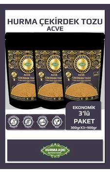 Hurma Aşkı Acve Hurma Çekirdeği Tozu 300grx3 900gr