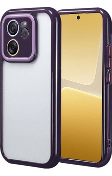 Xiaomi Mi 13t Kılıf Kamera Korumalı Renkli Kenar Ve Çerçeve Tasarımlı Zore Vitamin Kapak Derin Mor Xiaomi Mi 13t Kılıf Kamera Korumalı Renkli Kenar Ve Çerçeve Tasarımlı Zore Vitamin Kapak Derin Mor