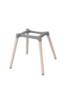 Yemek Sandalyesi İskeleti, Huş-lame, 46x51x46 Cm Abanoz - Beyaz Yemek Sandalyesi İskeleti, Huş-lame, 46x51x46 Cm Abanoz - Beyaz