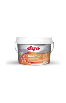 Dyo 2,5lt Dinamik Mat Silikonlu Silinebilir İç Cephe Duvar Boyası 0306 Şampanya 2,5 Lt Dyo 2,5lt Dinamik Mat Silikonlu Silinebilir İç Cephe Duvar Boyası 0306 Şampanya 2,5 Lt