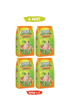 Premium Zenginleştirilmiş Özel Tahıllı Vitaminli Hamster Yemi 500gr X 4 Adet Premium Zenginleştirilmiş Özel Tahıllı Vitaminli Hamster Yemi 500gr X 4 Adet