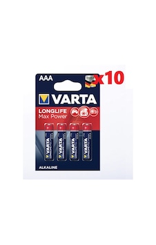 Varta 4703 Longlife Max Power Alkalin AAA İnce Kalem Pil 40'lı Varta 4703 Longlife Max Power Alkalin AAA İnce Kalem Pil 40'lı