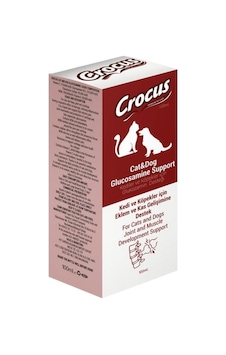 Crocus Kedi Köpek Glukozamin Vitamin Destek 100 ML Crocus Kedi Köpek Glukozamin Vitamin Destek 100 ML