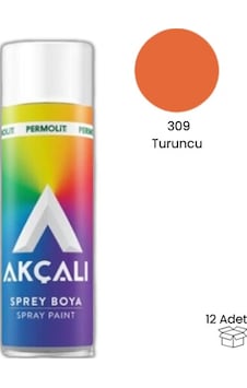 Akçalı Sprey Boya 309 Turuncu 400ml 12 Adet Diğer Akçalı Sprey Boya 309 Turuncu 400ml 12 Adet Diğer