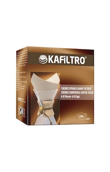 Kafiltro Chemex Uyumlu Kağıt Filtre 6-8 Fincan 100 Adet
