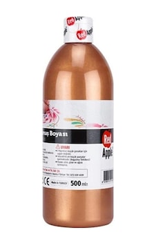 Yaldız Kumaş Boyası 500 Ml. Metalik Bakır Metalik Bakır Yaldız Kumaş Boyası 500 Ml. Metalik Bakır Metalik Bakır