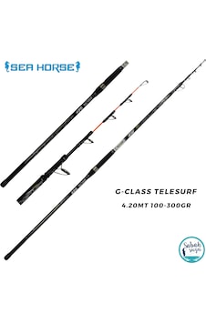 Sea Horse G-class 4.20mt 100-300gr Teleskopik Surf Kamış Standart Sea Horse G-class 4.20mt 100-300gr Teleskopik Surf Kamış Standart