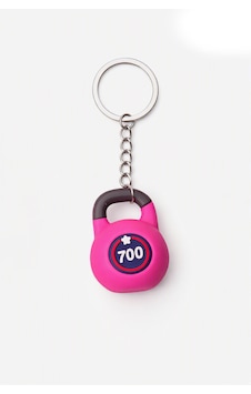 Ayahun Pembe Kettlebell Anahtarlık Gümüş Ayahun Pembe Kettlebell Anahtarlık Gümüş
