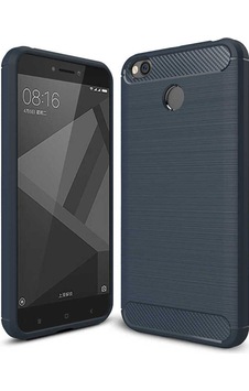 Xiaomi Redmi 4x Kılıf Zore Room Silikon Kapak Lacivert