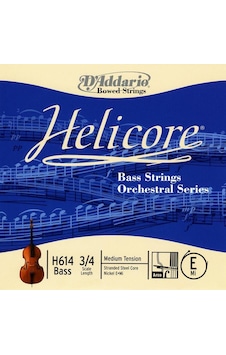 Daddarıo H614 Kontrabas Tek Tel, Helıcore, E-mi, Scale 3/4, Doub Daddarıo H614 Kontrabas Tek Tel, Helıcore, E-mi, Scale 3/4, Doub