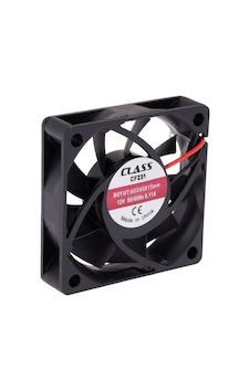 Class 60X60X15Mm Dc 12Volt Fan 1Adet Class 60X60X15Mm Dc 12Volt Fan 1Adet