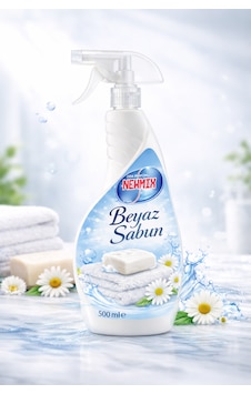 Beyaz Sabun Oda Parfümü 500 Ml Amber - Bahçe Gülü - Beyaz Sabun