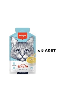 Kediler Için Tavuk Eti Çorbası 50 Gr X 5 Adet