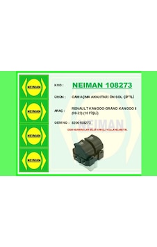 Cam - 927 - Açma Anahtarı Ön Sol Çiftli Renault Goo-grand Goo Iı 08-23 - Kmrsfres - 10 Fişli Cam - 927 - Açma Anahtarı Ön Sol Çiftli Renault Goo-grand Goo Iı 08-23 - Kmrsfres - 10 Fişli