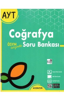 2022 AYT Coğrafya Soru Bankası- Endemik Yayınları 2022 AYT Coğrafya Soru Bankası- Endemik Yayınları