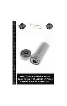 Özel Üretim Aktivite Asfalt Spor Kaykay Kr-abec7-2 Paten Carbon Rulman Blister 8 Li Çok Renkli Özel Üretim Aktivite Asfalt Spor Kaykay Kr-abec7-2 Paten Carbon Rulman Blister 8 Li Çok Renkli