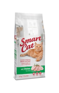 Smart Cat Tavuklu Yetişkin Kedi Maması 10 KG Smart Cat Tavuklu Yetişkin Kedi Maması 10 KG