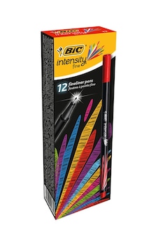 Bic Keçe Uç Kalem İnterstiy Fine Liner İnce Uçlu Kalem Kırmızı 12 Li Paket Bic Keçe Uç Kalem İnterstiy Fine Liner İnce Uçlu Kalem Kırmızı 12 Li Paket