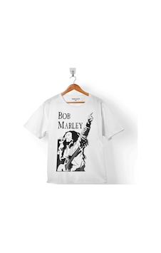 Reggae Bob Marley Gitar Sahne Müzik Kralı Çocuk Tişört 001 Reggae Bob Marley Gitar Sahne Müzik Kralı Çocuk Tişört 001