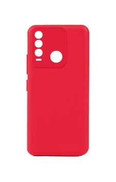 Zore Tecno Spark 8t Kılıf Omsy Biye Silikon - Kırmızı Zore Tecno Spark 8t Kılıf Omsy Biye Silikon - Kırmızı
