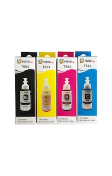 Epson Ecotank L3070 T6641 Uyumlu 4 Renk İthal Uyumlu Mürekkep Seti Epson Ecotank L3070 T6641 Uyumlu 4 Renk İthal Uyumlu Mürekkep Seti