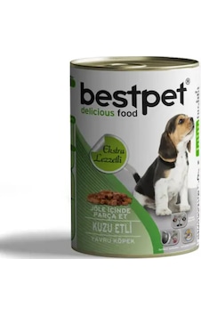 Bestpet Jöle İçinde Parça Kuzu Etli Konserve Yavru Köpek Maması 415 G Bestpet Jöle İçinde Parça Kuzu Etli Konserve Yavru Köpek Maması 415 G