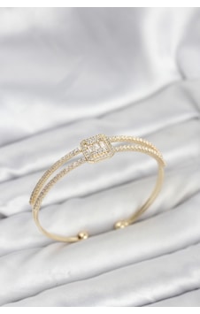 Pirinç Gold Renk Baget Model Kadın Bileklik Pirinç Gold Renk Baget Model Kadın Bileklik