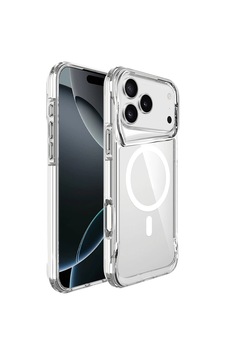 Apple iPhone Uyumlu 17 Pro Max Kılıf Zore M-safe Şarj Özellikli T-max M-safe Kapak Şeffaf Apple iPhone Uyumlu 17 Pro Max Kılıf Zore M-safe Şarj Özellikli T-max M-safe Kapak Şeffaf
