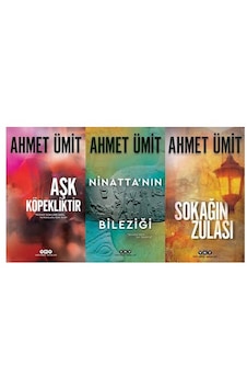 Ahmet Ümit 3 Kitap Set Aşk Köpekliktir-ninatta'nın Bileziği-sokağın Zulası Ahmet Ümit 3 Kitap Set Aşk Köpekliktir-ninatta'nın Bileziği-sokağın Zulası