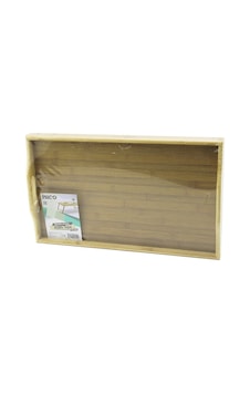 İbico İ22-249 Dikdörtgen Ahşap Bambu Sunum Tepsisi 50x30cm, Aç Kapa Ayaklı 20cm İbico İ22-249 Dikdörtgen Ahşap Bambu Sunum Tepsisi 50x30cm, Aç Kapa Ayaklı 20cm