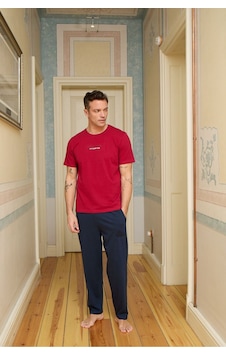 Formo Premıum Erkek Doğal Pamuk Yüksek Kaliteli Kısa Kollu Pijama Takımı Kırmızı Formo Premıum Erkek Doğal Pamuk Yüksek Kaliteli Kısa Kollu Pijama Takımı Kırmızı