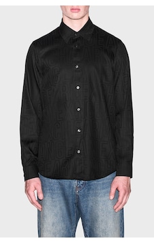 Armani Exchange Logolu % 100 Pamuk Regular Fit Jakarlı Gömlek Erkek Gömlek Xm003244 Af13131 Uc001 Siyah SİYAH Armani Exchange Logolu % 100 Pamuk Regular Fit Jakarlı Gömlek Erkek Gömlek Xm003244 Af13131 Uc001 Siyah SİYAH